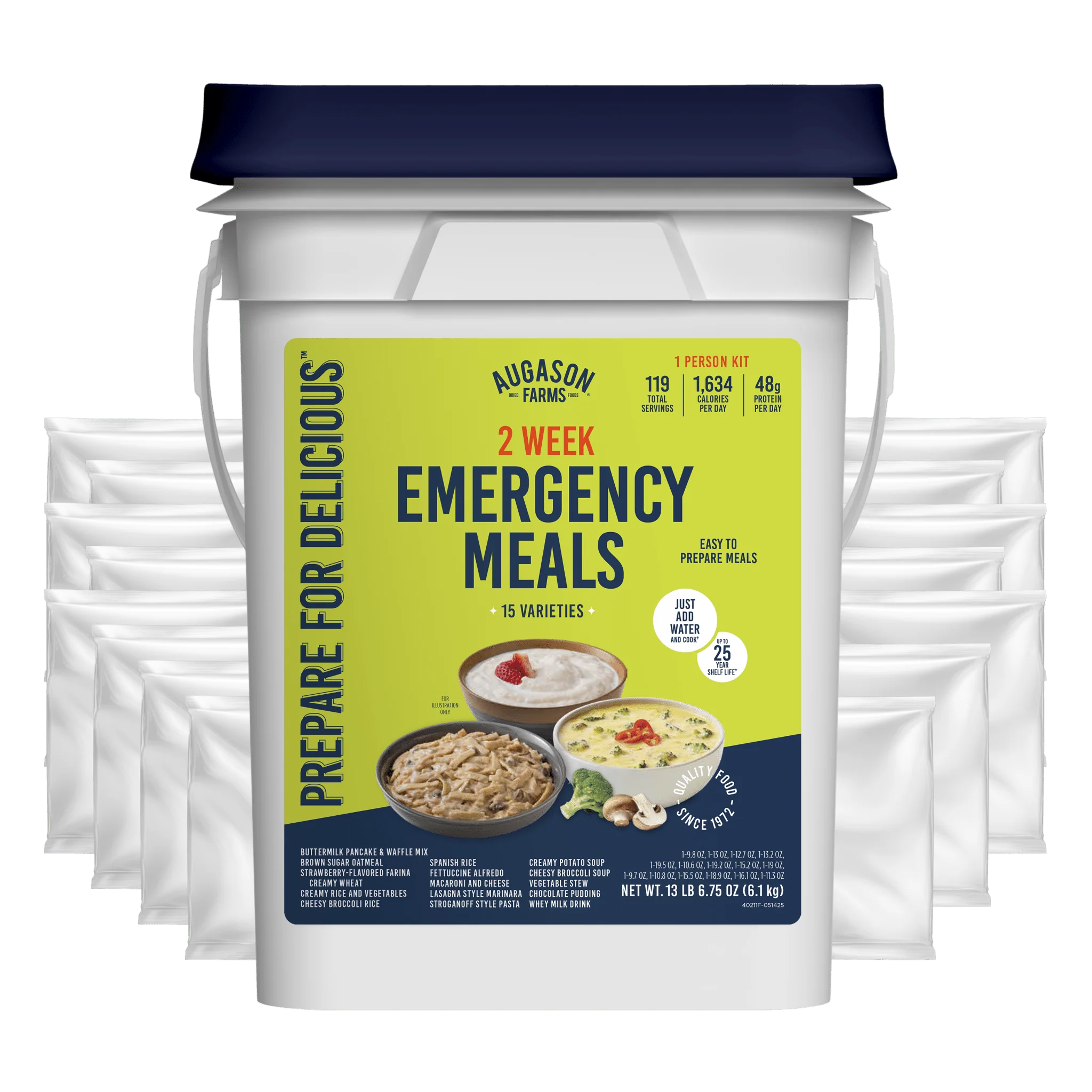 2-Week 1-Person Emergency Food Supply Kit, 119 Servings - Image 3