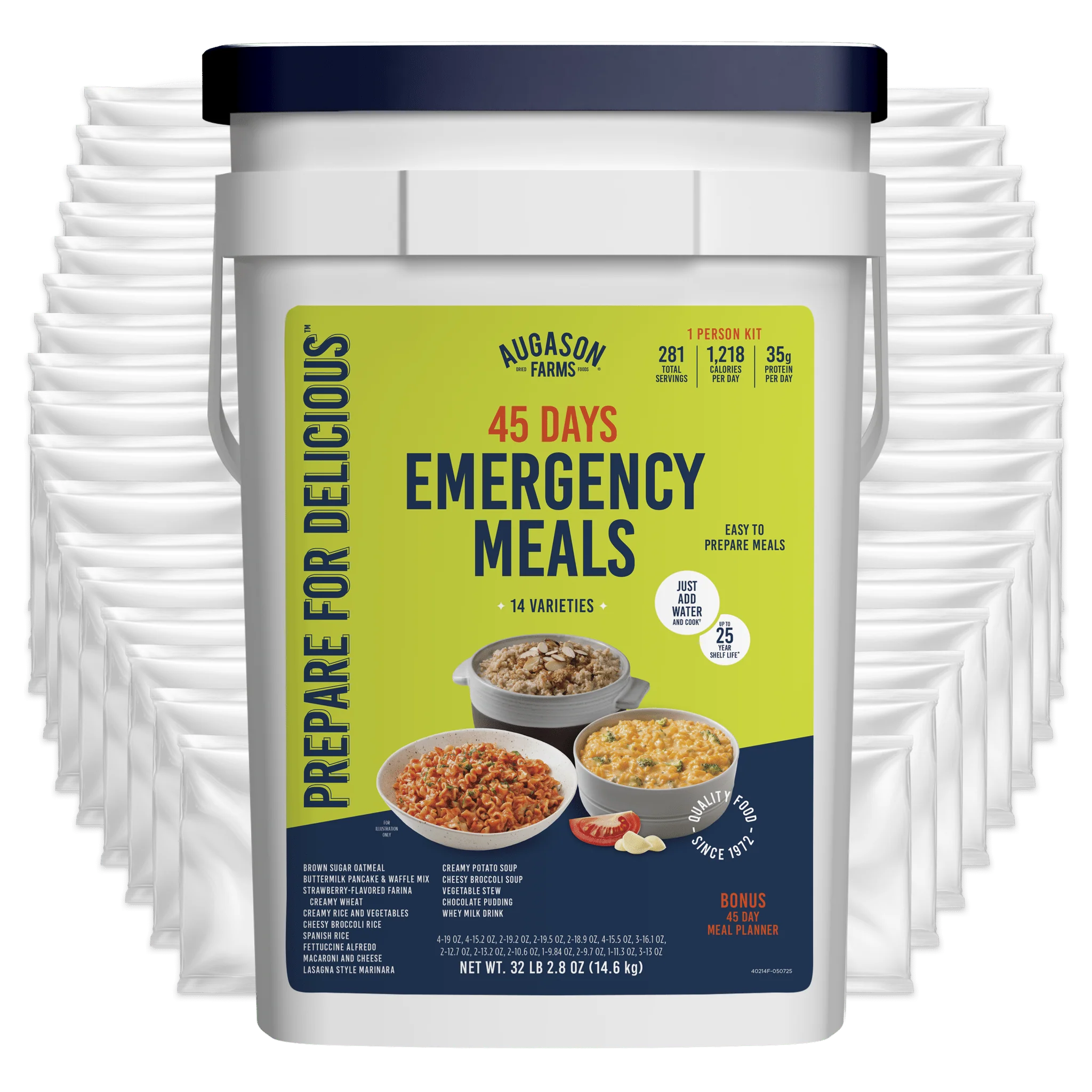 45-Day 1-Person Emergency Food Supply Kit, 281 Servings - Image 3