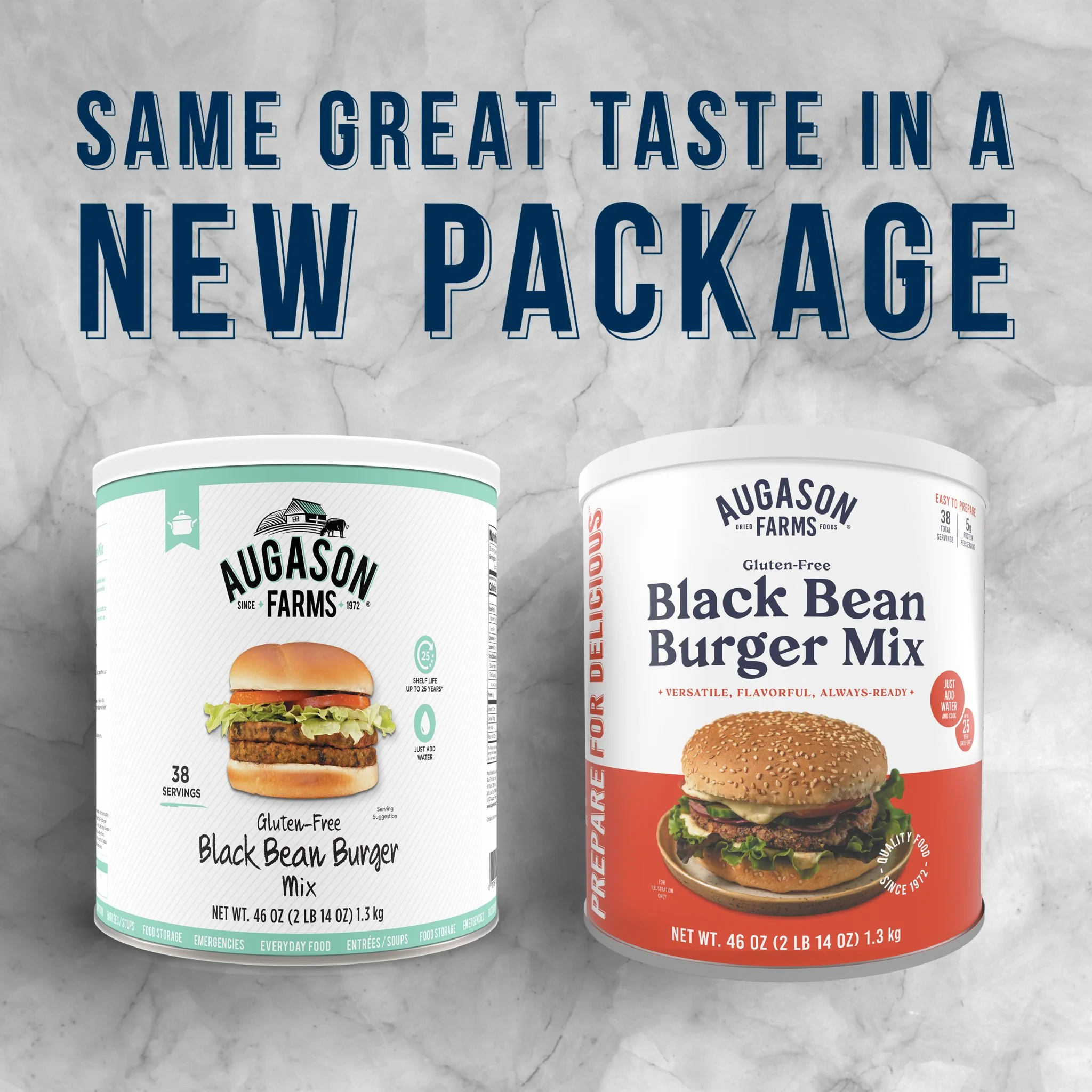 Gluten Free Black Bean Burger Mix Can, 38 Servings - Image 4
