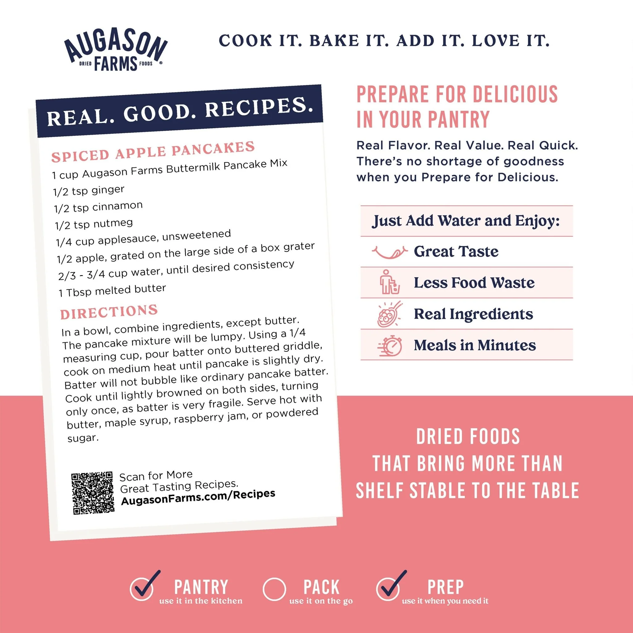 Buttermilk Pancake & Waffle Mix Can, 33 Servings - Image 6