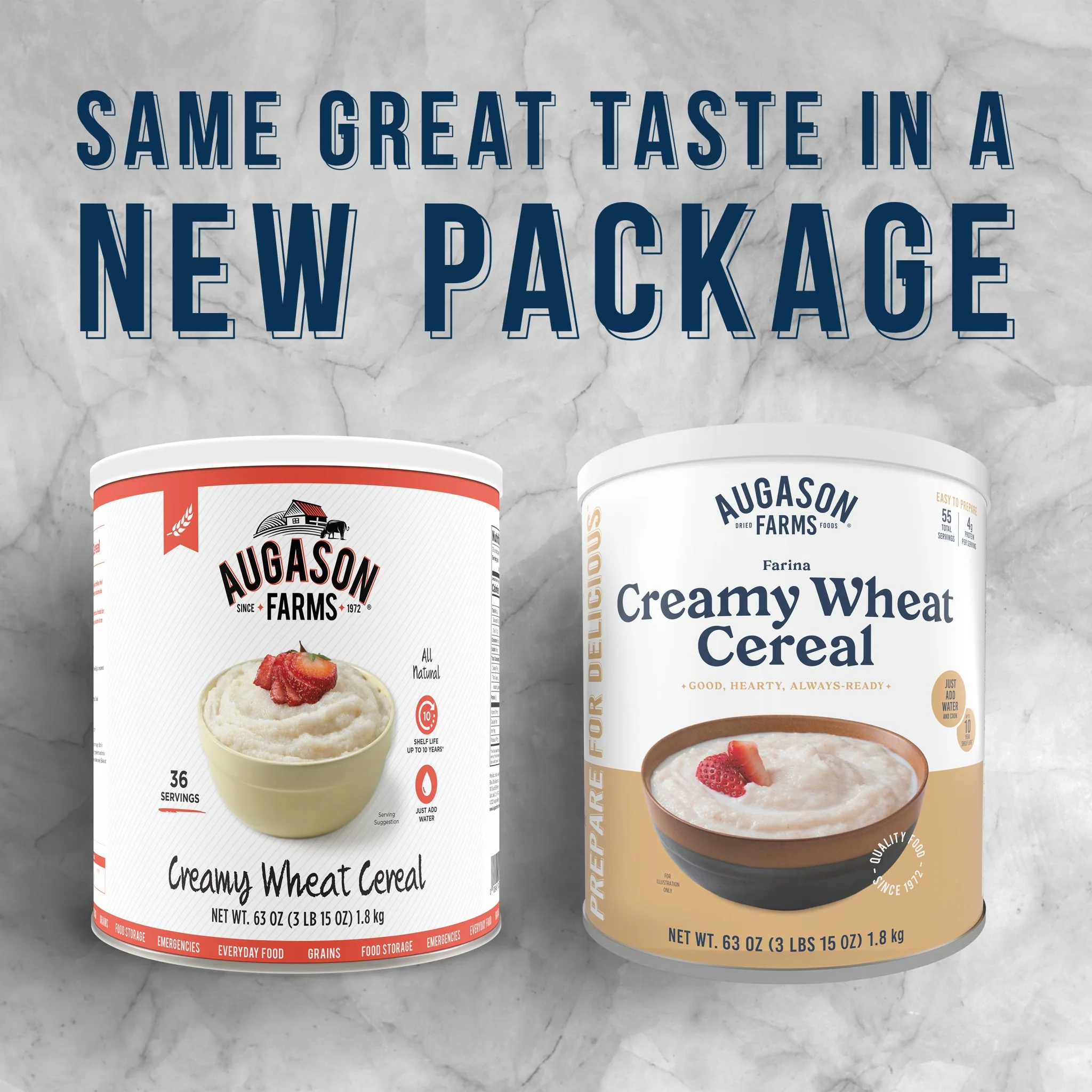 Creamy Wheat Cereal Can, 55 Servings - Image 4