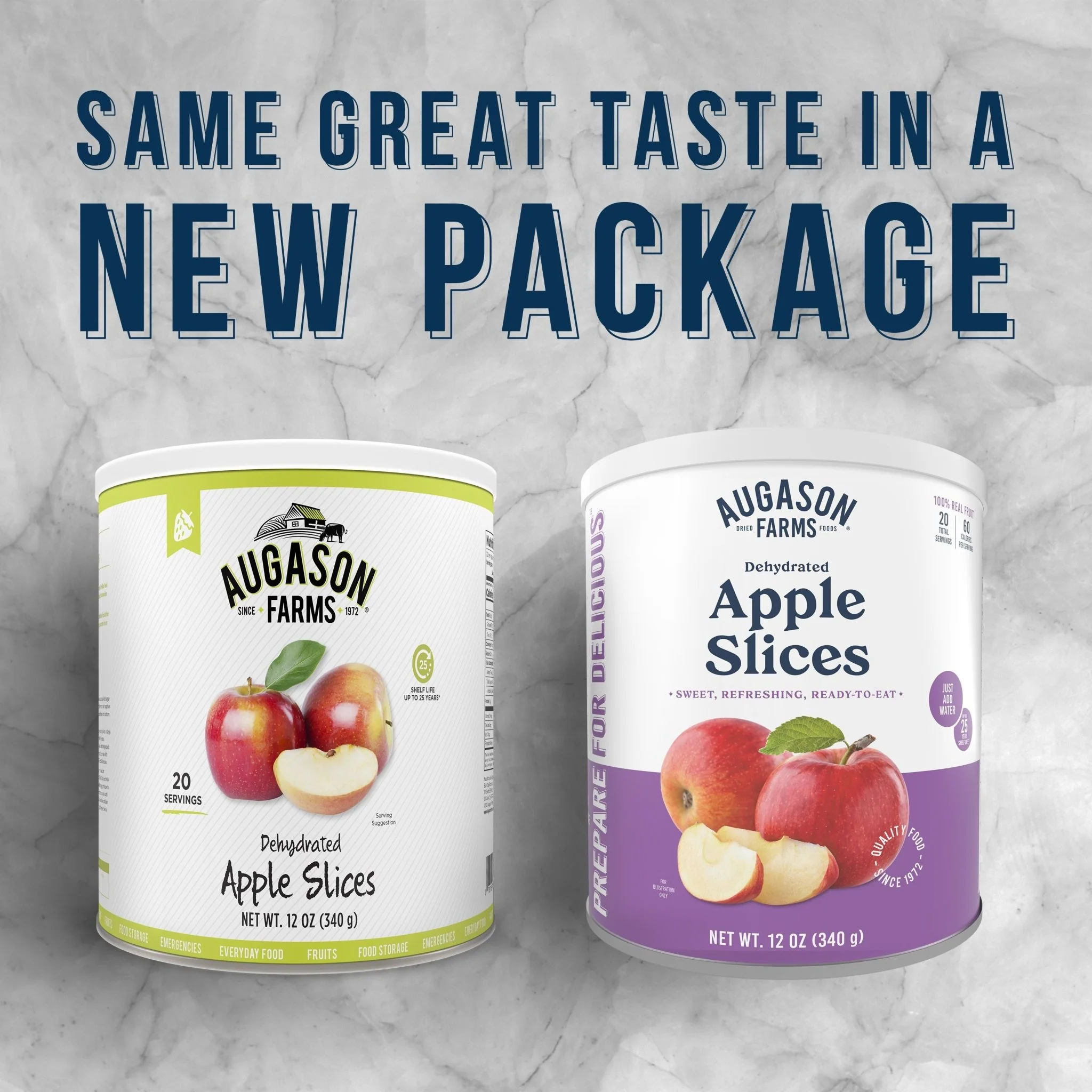 Dehydrated Apple Slices Can, 20 Servings - Image 3