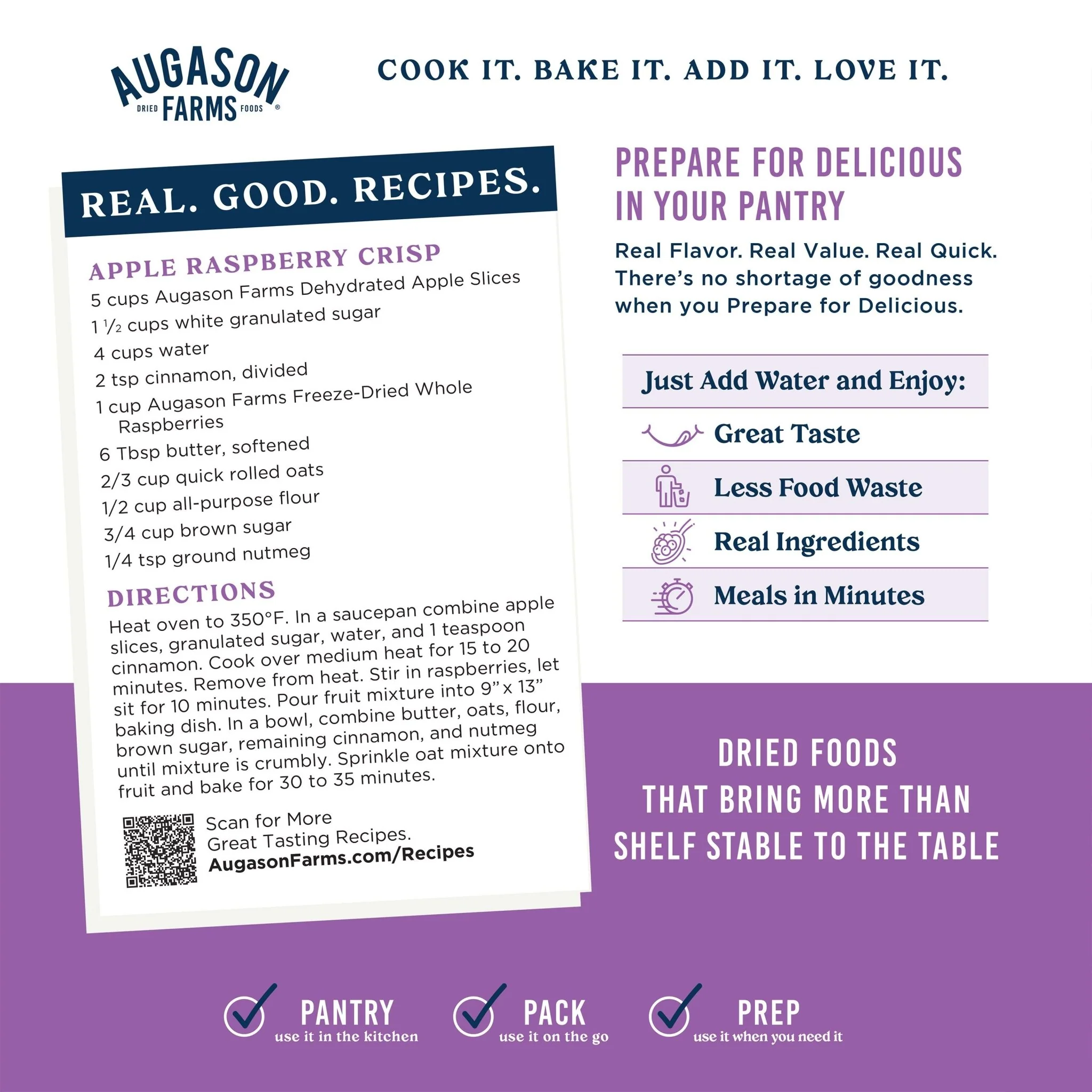 Dehydrated Apple Slices Can, 20 Servings - Image 5