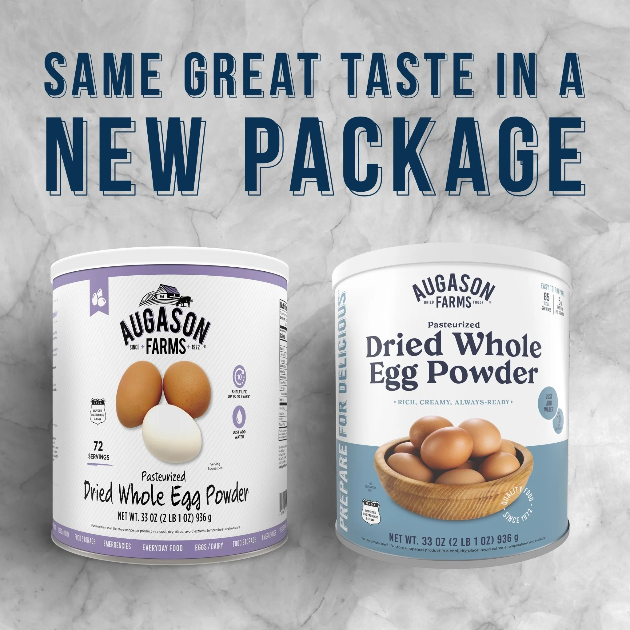 Pasteurized Dried Whole Egg Powder Can, 85 Servings - Image 6