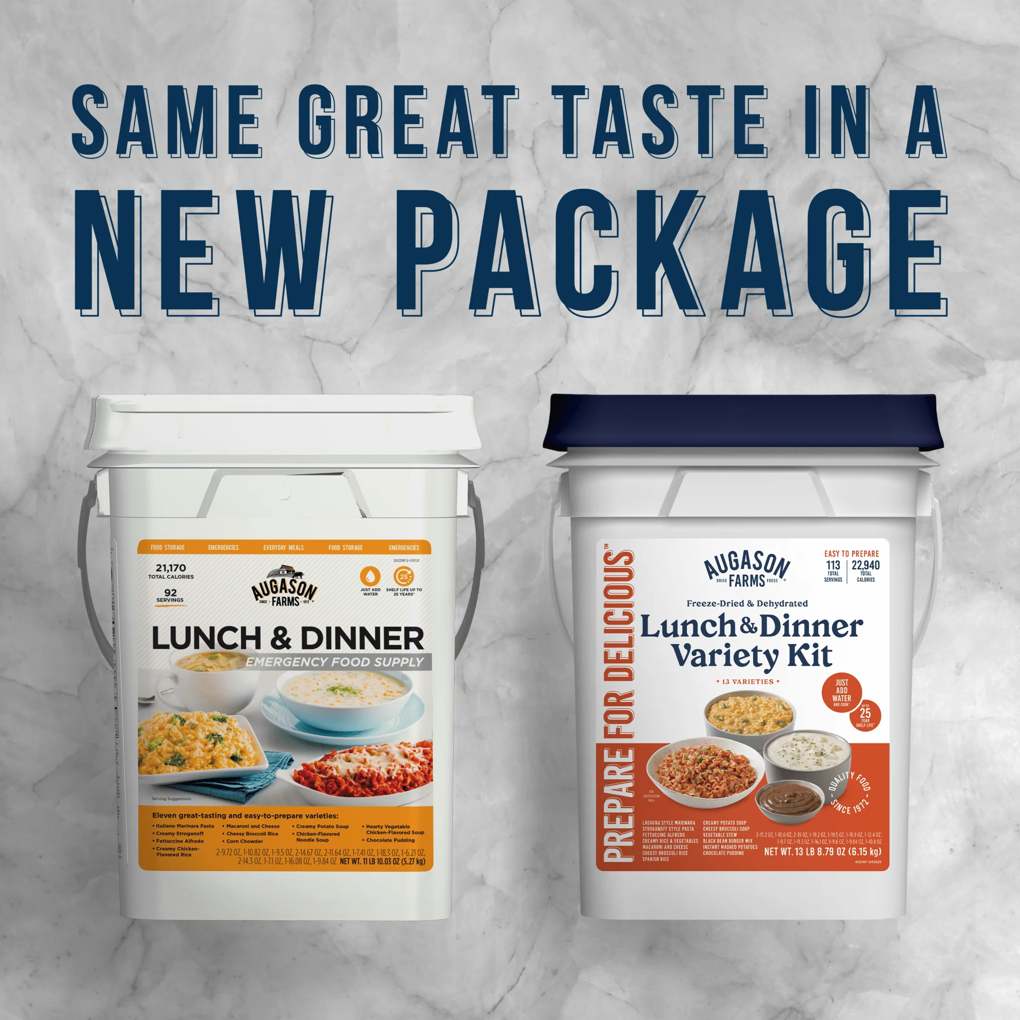 Lunch and Dinner Variety Pail, 113 Servings - Image 4