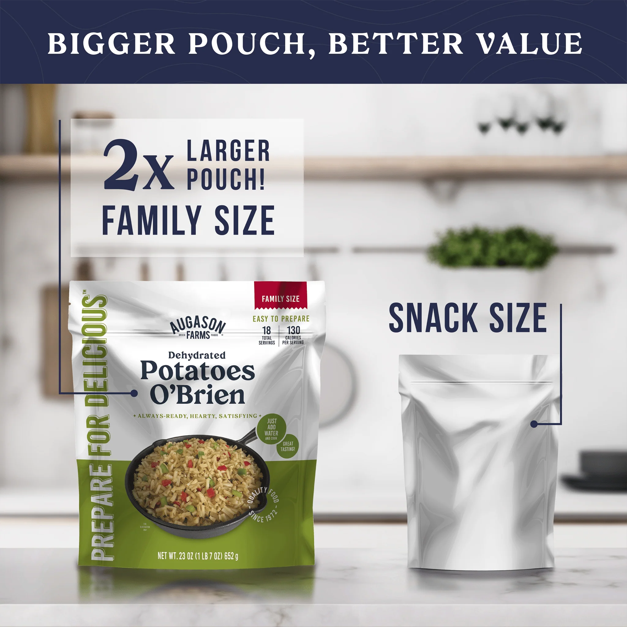 Potatoes O'Brien Family Size Pouch, 18 Servings - Image 5