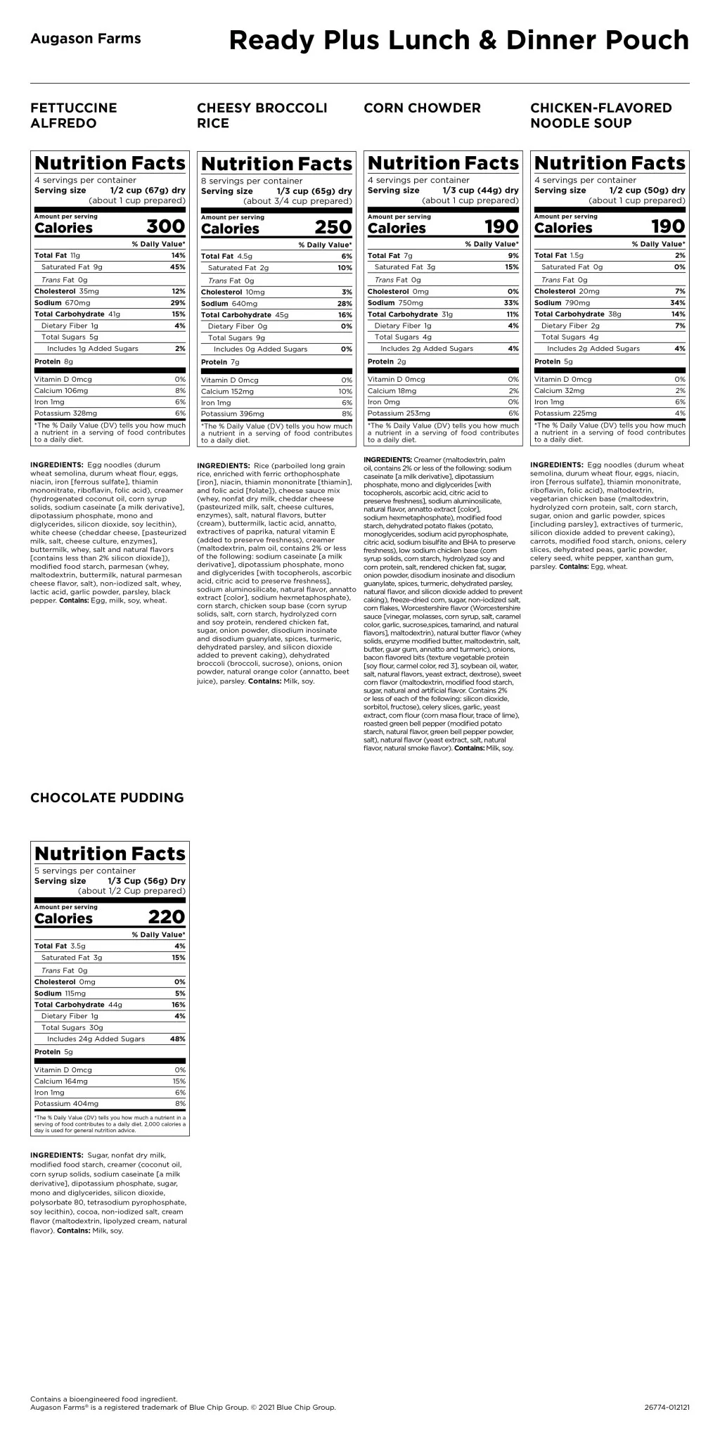 Lunch and Dinner Variety Pouch, 25 Servings - Image 3